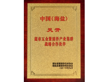超市五金紧固件产业集群战略合作伙伴